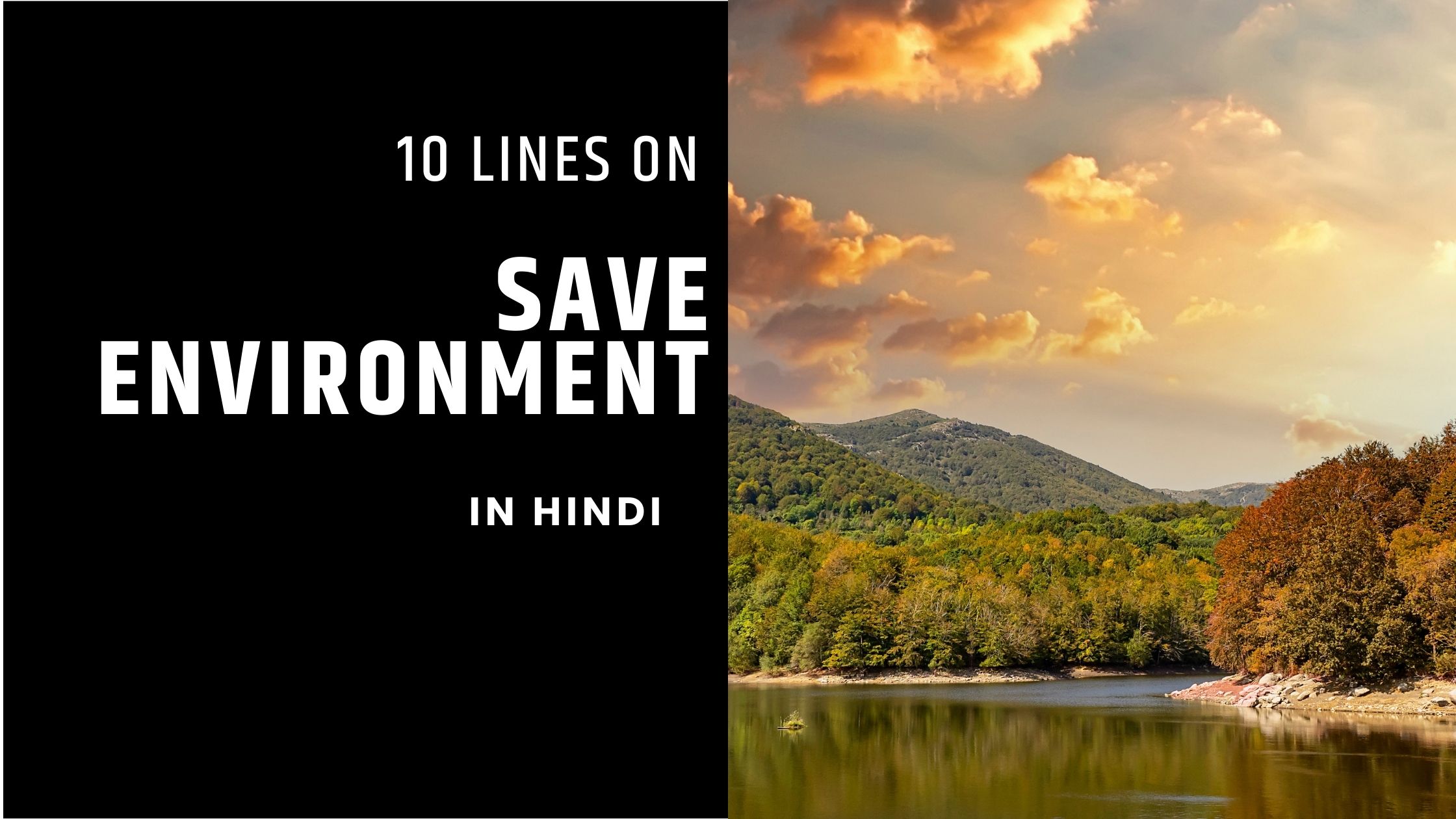 पर्यावरण संरक्षण पर 10 लाइन निबंध
