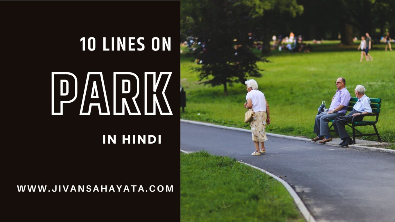पार्क पर 10 वाक्य : 10 Lines on Park in Hindi