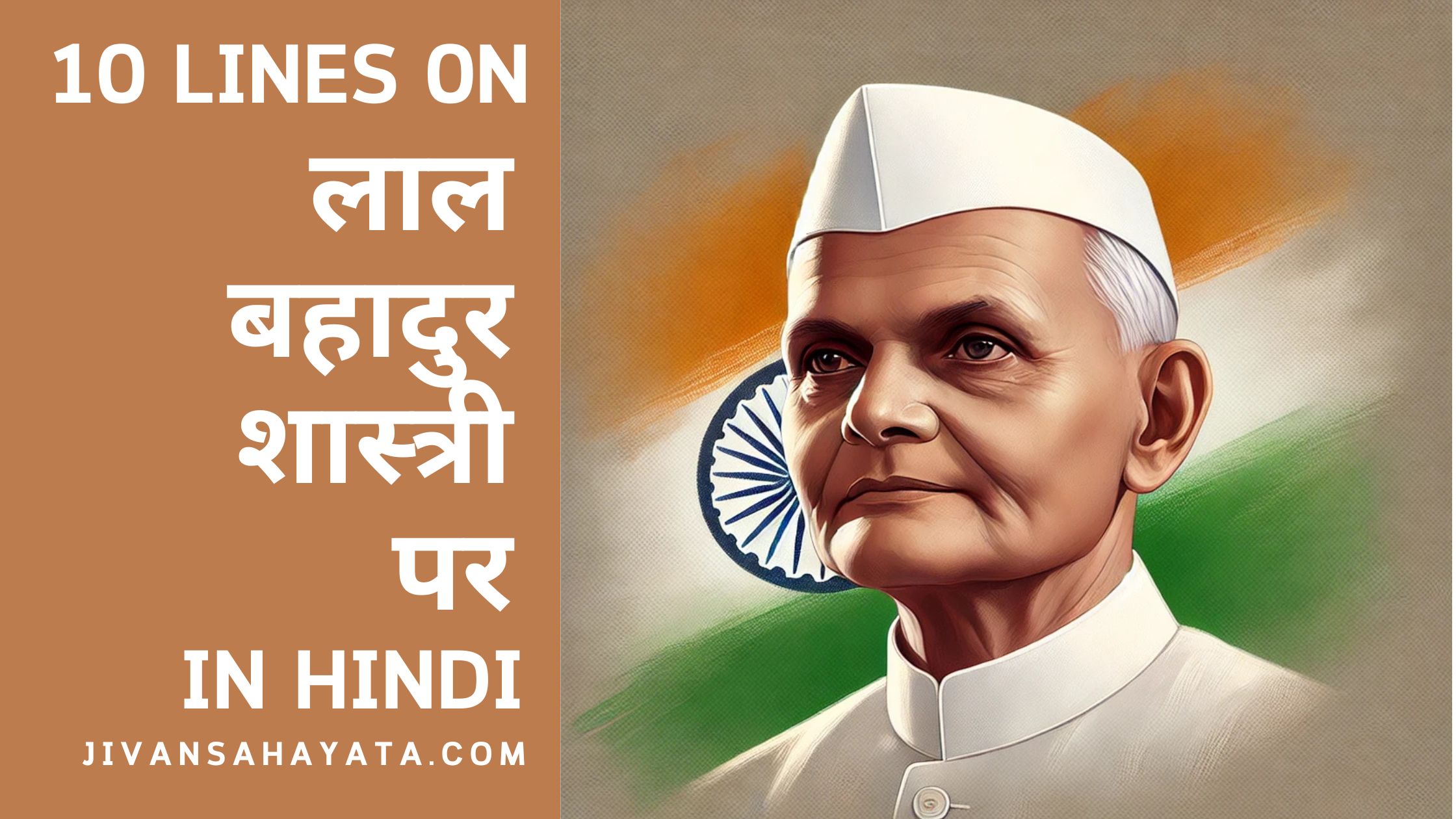 10 Lines on lal bahadur shastri in Hindi