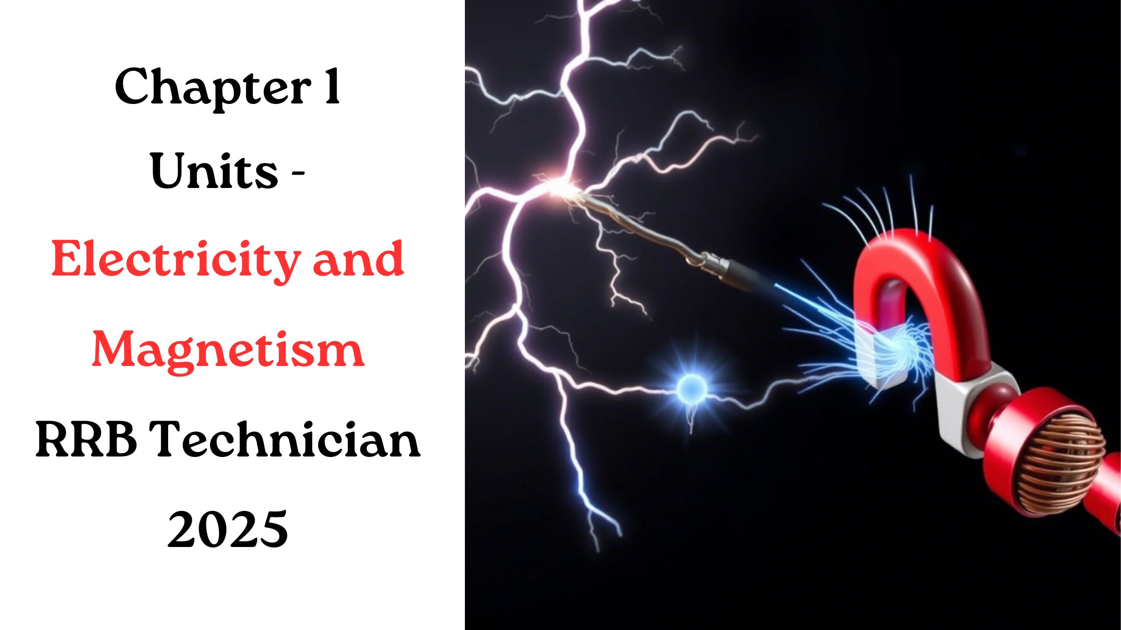 Chapter 1- Units - Electricity and Magnetism Notes- RRB Technician 2025